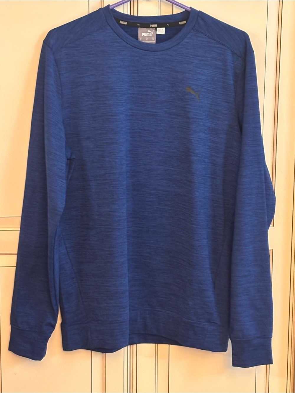 Puma Men's Blue Heather Crewneck shirt